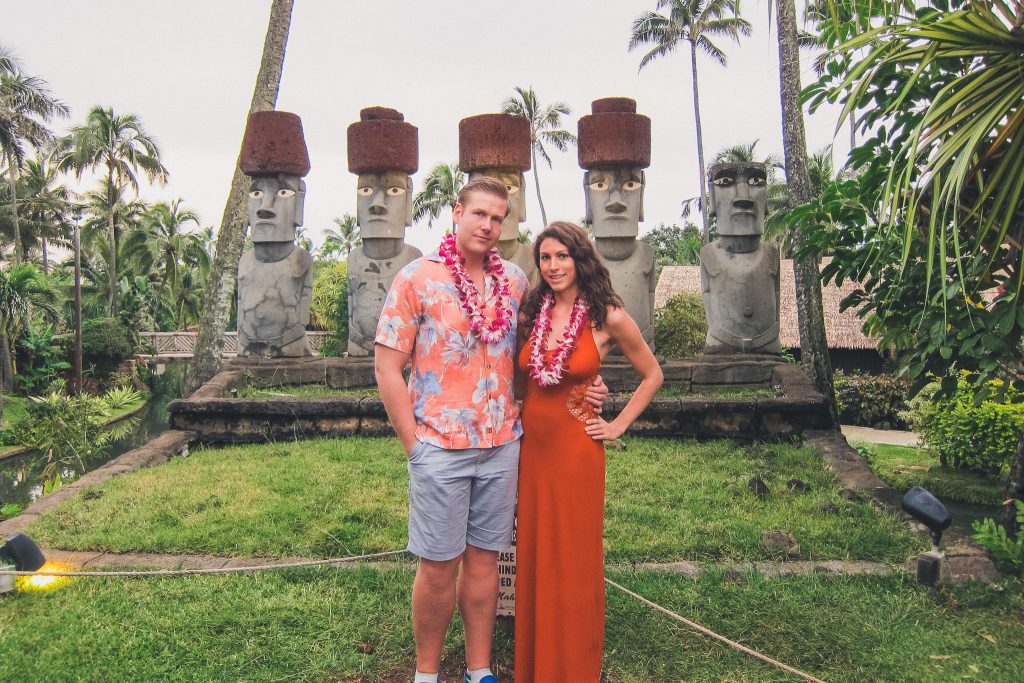 best Luau on the island is at the Polynesian Cultural Center.