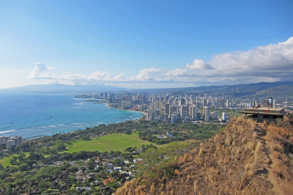 Diamond Head Lookout Oahu, Hawaii