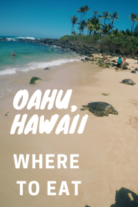 best places to eat in oahu pin