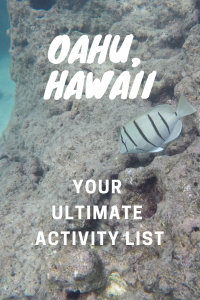Oahu bucket list adventures pin