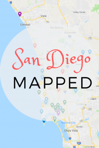 san diego map of attractions