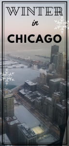 winter in chicago pin