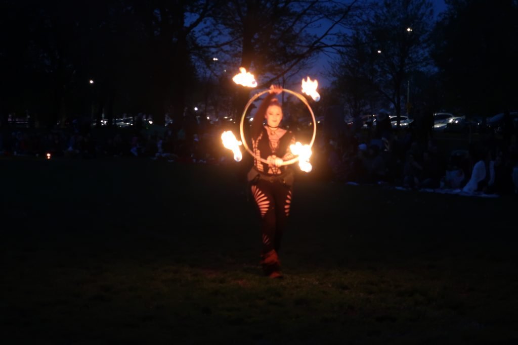 fire hooper at full moon jam