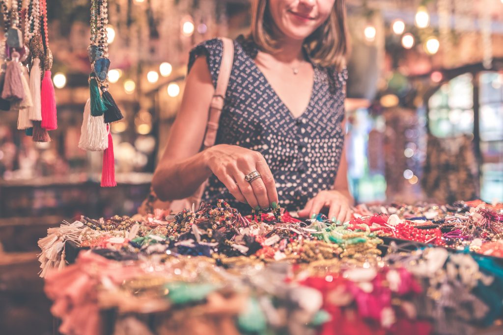 shopping for jewelry 