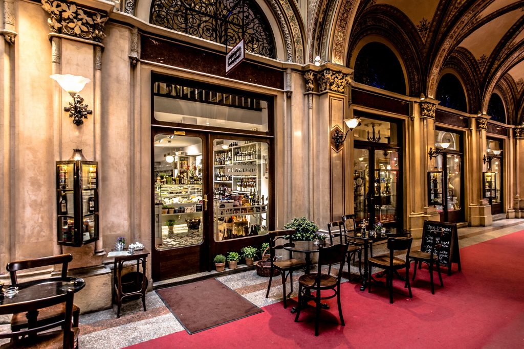 chocolate shop in Vienna