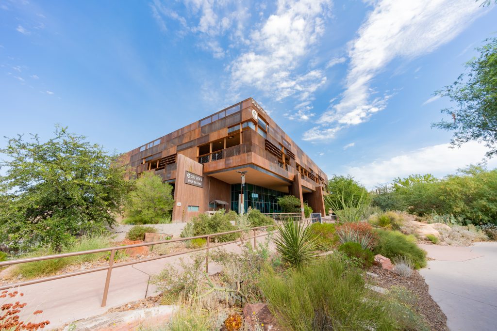 Las Vegas, SEP 7: Exterior of a gift shop in Springs Preserve on SEP 7, 2019 at Las Vegas, Nevada