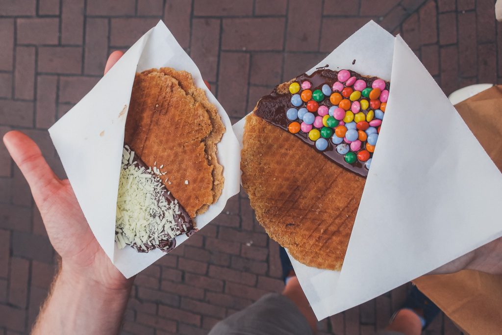 Two stroopwafels 