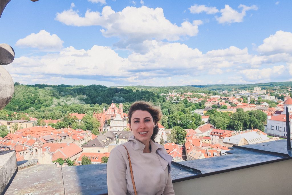 Views from the tower of St. Johns church in Vilnius