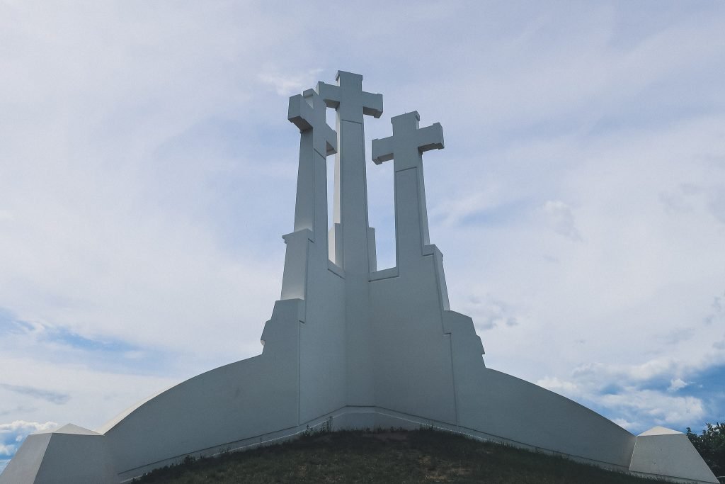 Hill of 3 Crosses in Vilnius, 3 crosses