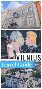 Vilnius sightseeing map pin