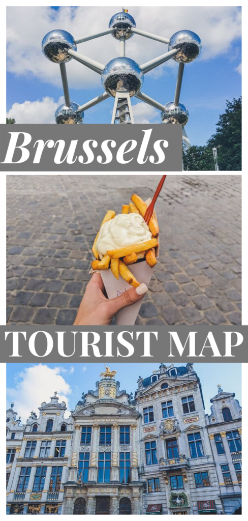 Brussels Tourist Map pin