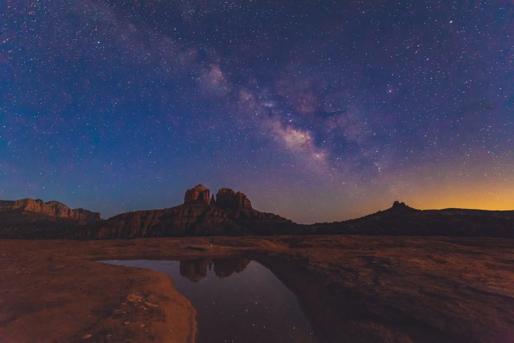 stars in sedona night sky