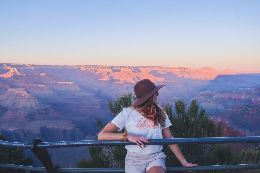 Girl at the Grand Canyon