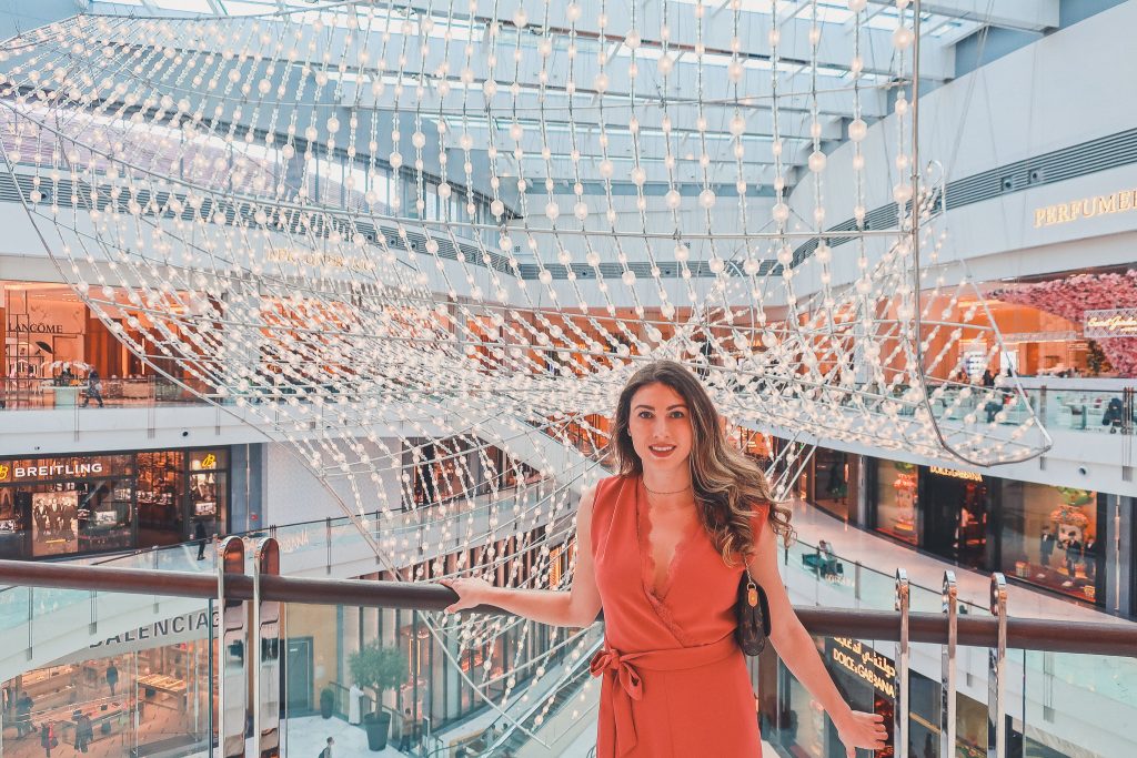 woman at the Dubai Mall