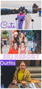 cute ski resort outfits pin