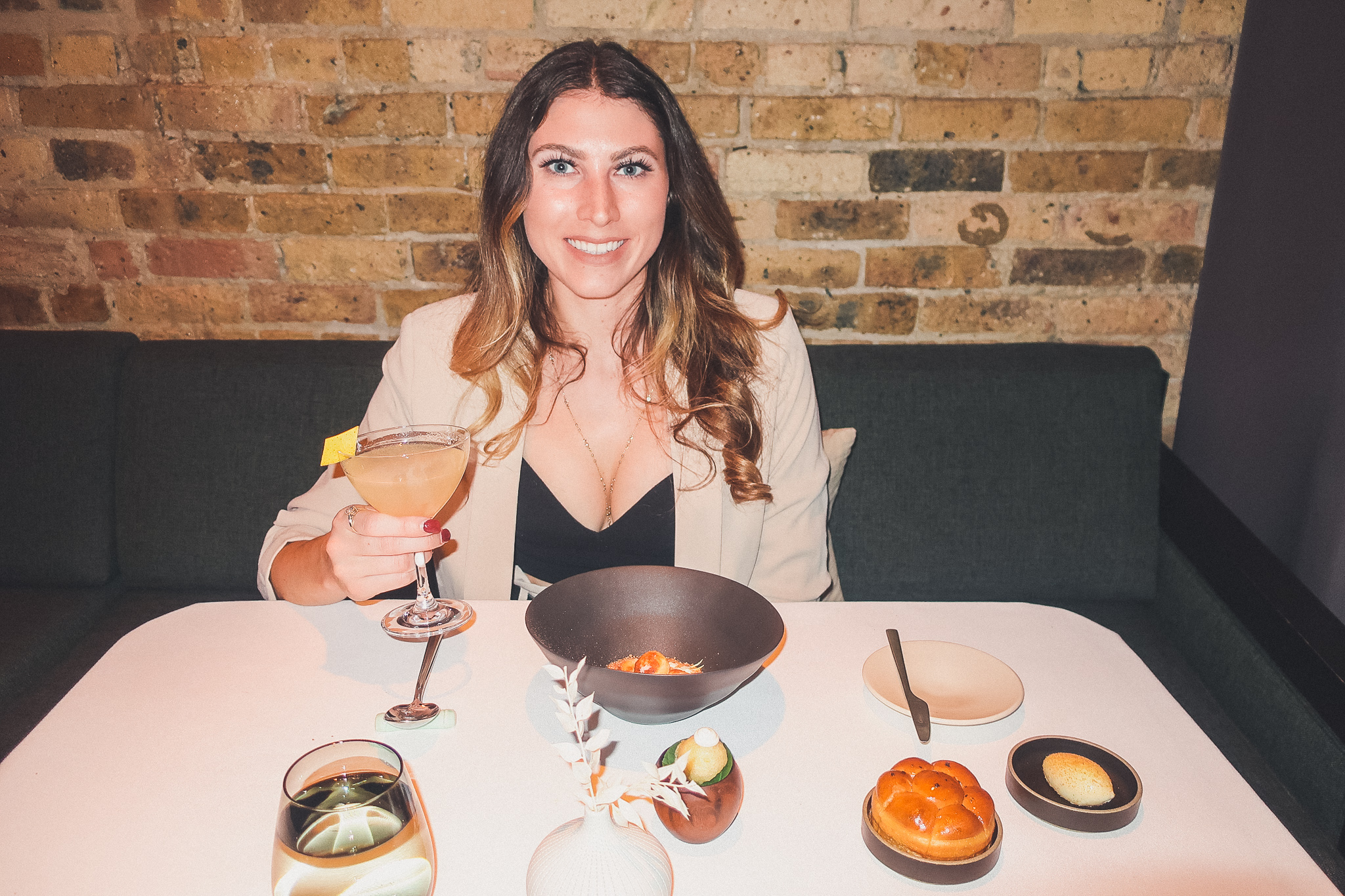 woman dressed up for fancy dinner in Chicago