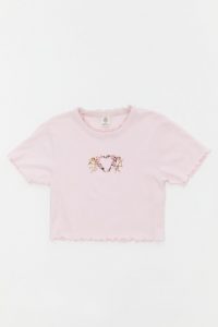 pink graphic tee