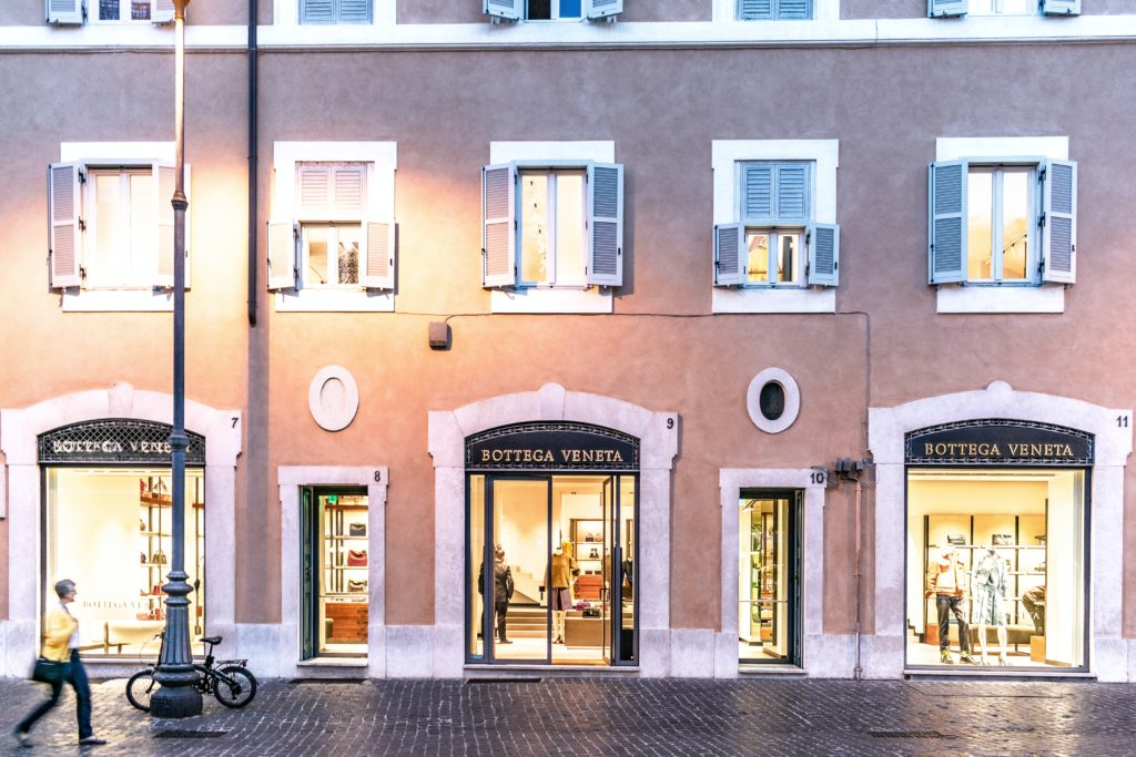 luxury boutique in rome