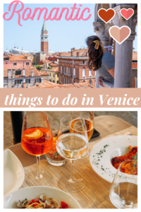 romantic things to do in Venice pin