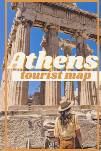 tourist map of athens pin