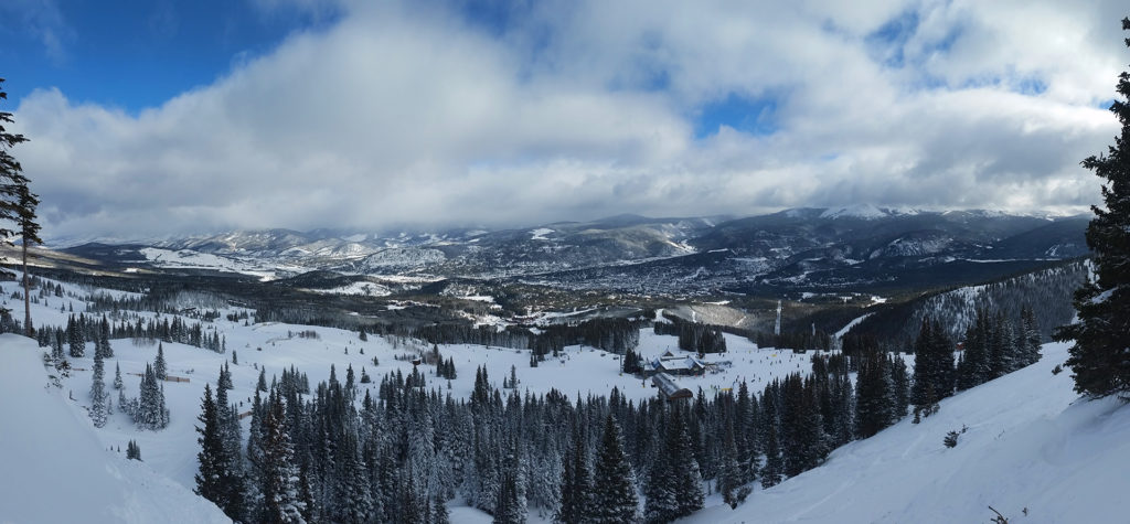 panoramic view of Breckenridge 