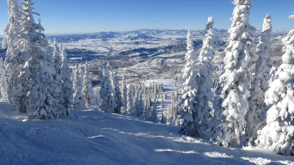 Steamboat Colorado in winter