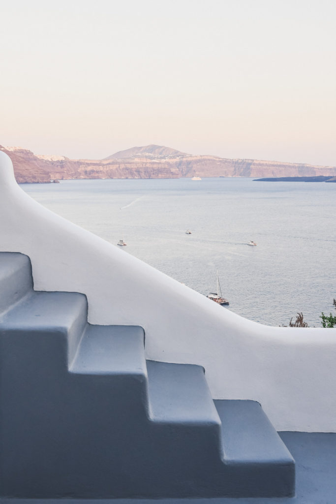 staircase in Oia santorini