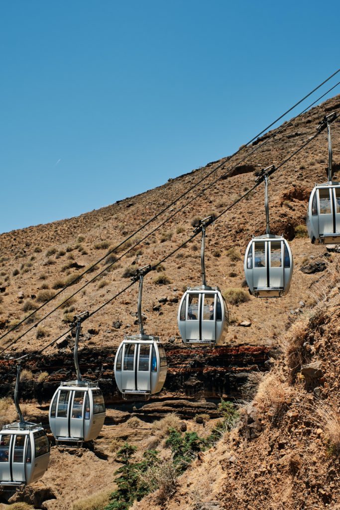 Santorini cable car