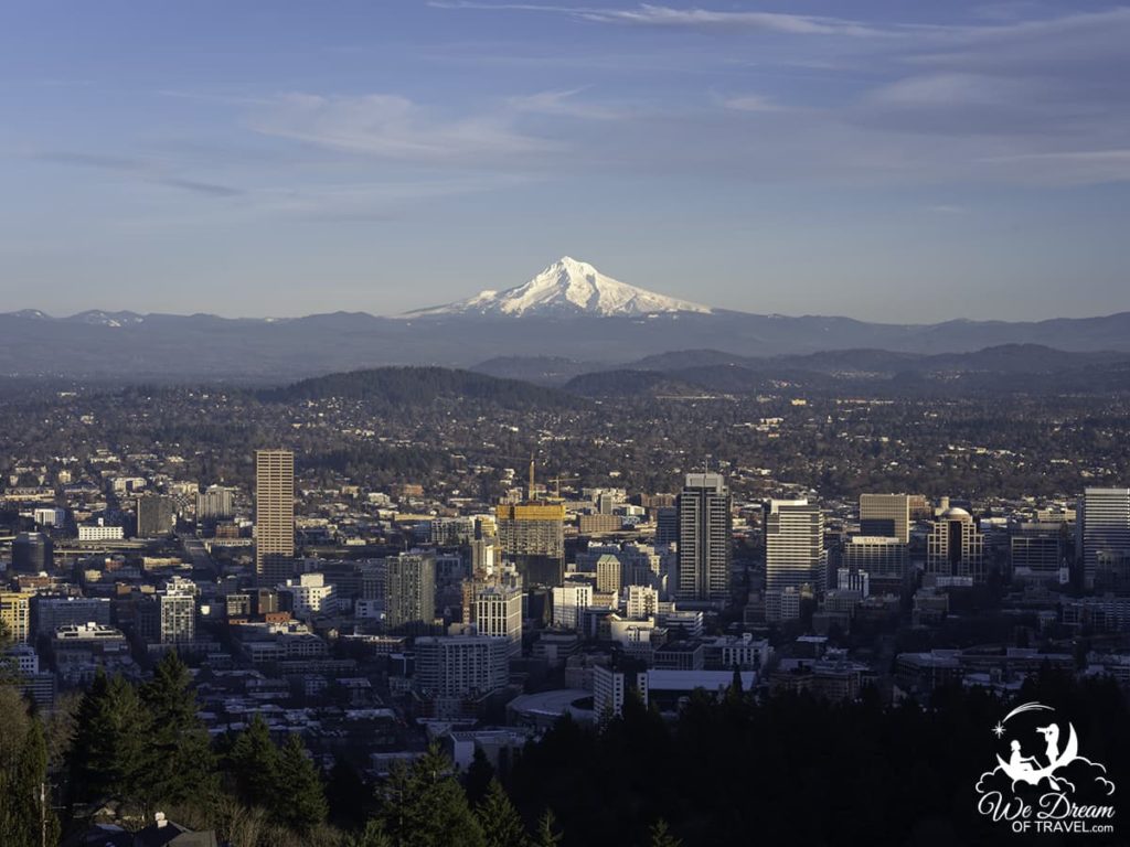 view from Pittock Mansion